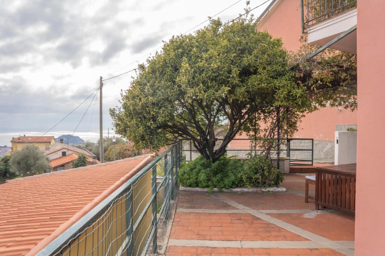 031 - Casa Armonia Vista Mare Sestri Levante, Pace Natura San Bernardo  Extérieur photo